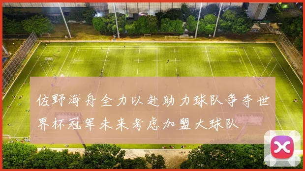 佐野海舟全力以赴助力球队争夺世界杯冠军未来考虑加盟大球队